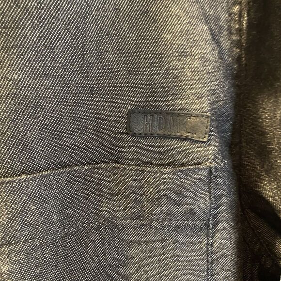 Harley-Davidson Western Shirt Mens XL Black Button Down Pearl Snap Long Sleeve - Picture 12 of 13